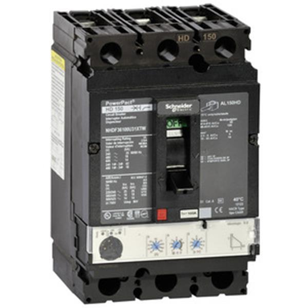 Schneider PowerPact-Multistandard – H-Rahmen – 150 A – 25 kA – Auslösegerät Micr