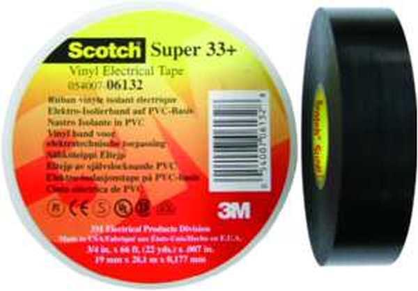 3M Isolierband Super33+-19x20 19mmx20m schwarz