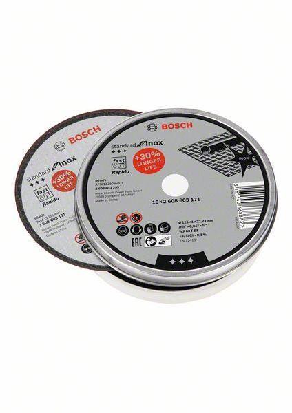 Bosch Trennscheibe Dose 10x125 1mm Inox