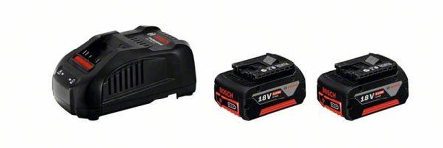 Bosch Akku Starter-Set GAL 1880 CV + 2x 18V 5,0Ah