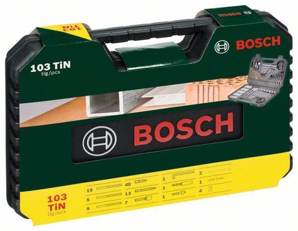 Bosch Titanium-Bohrer 103-tlg. V-Line