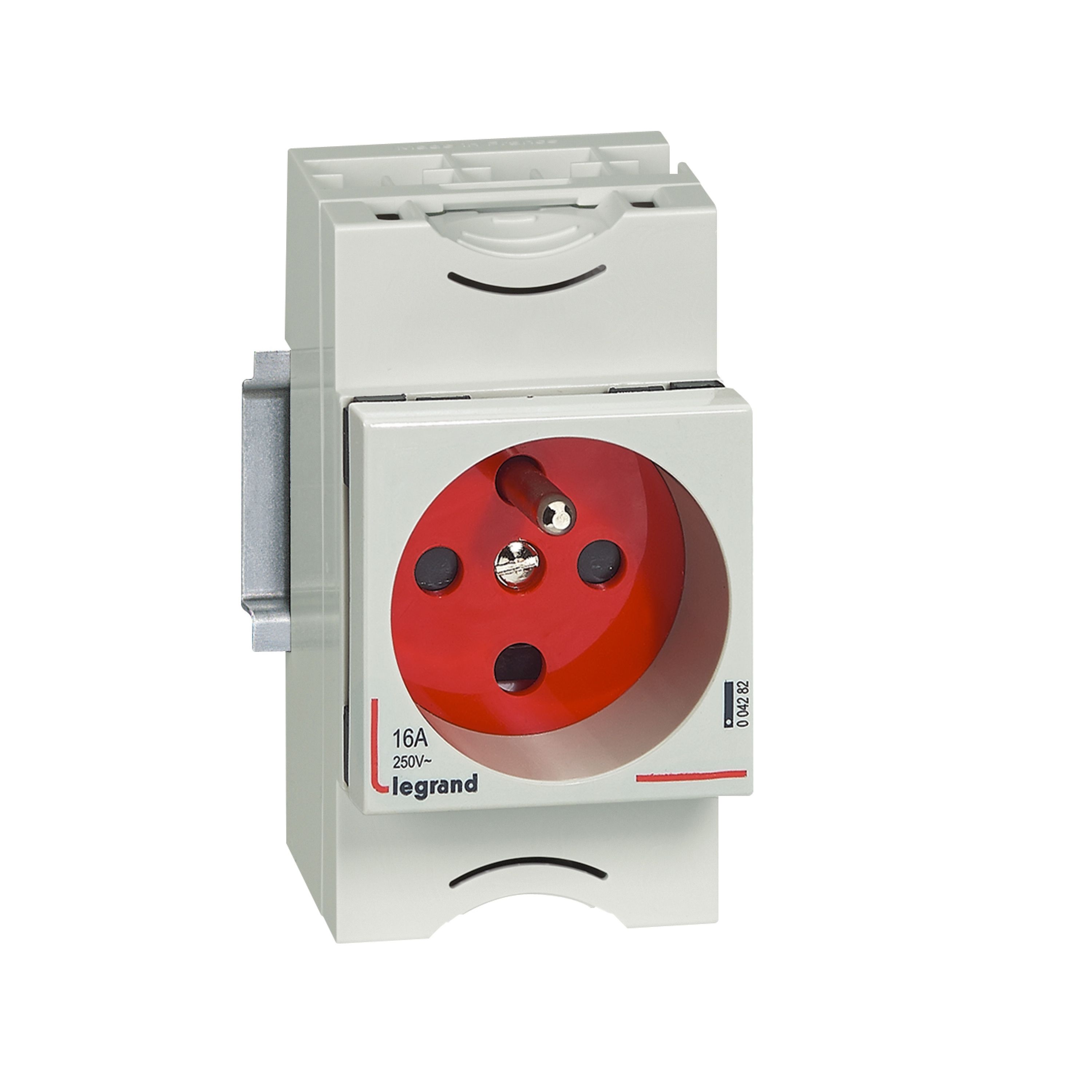 Legrand Verteilereinbausteckdose, Franz. Standard, 10/16A 250 VAC, 2p+E, mit Cod Legrand Verteilereinbausteckdose, Franz. Standard, 10/16A 250 VAC, 2p+E, mit Cod