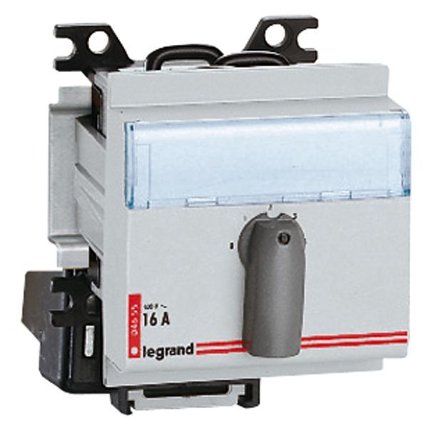 Legrand Taster, 2-Stellungen, 2-polig 16A/400VAC, Umschalter 3 Teilungseinheiten Legrand Taster, 2-Stellungen, 2-polig 16A/400VAC, Umschalter 3 Teilungseinheiten