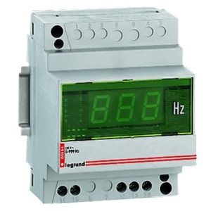 Legrand Frequenzmesser, 3-stellige Digitalanzeige, Grün, Anzeige 40 - 80 Hz , 4T Legrand Frequenzmesser, 3-stellige Digitalanzeige, Grün, Anzeige 40 - 80 Hz , 4T