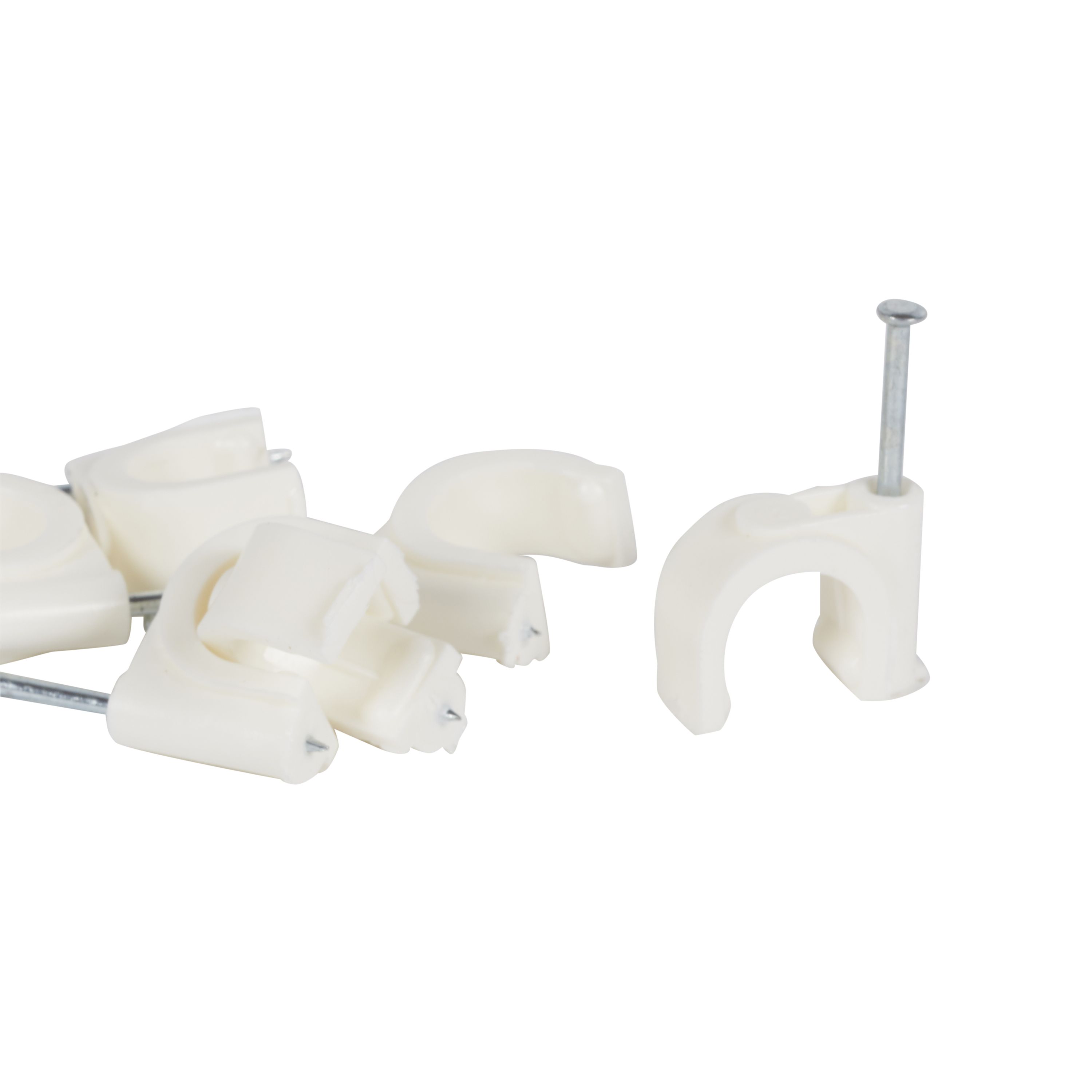 Legrand Nagelschelle Kabel 12-mm Weiss