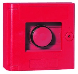 Legrand Sicherheitskasten IP44-IK07, mit Taster, Schaltkontakt: 1 Öffner/1 Schli