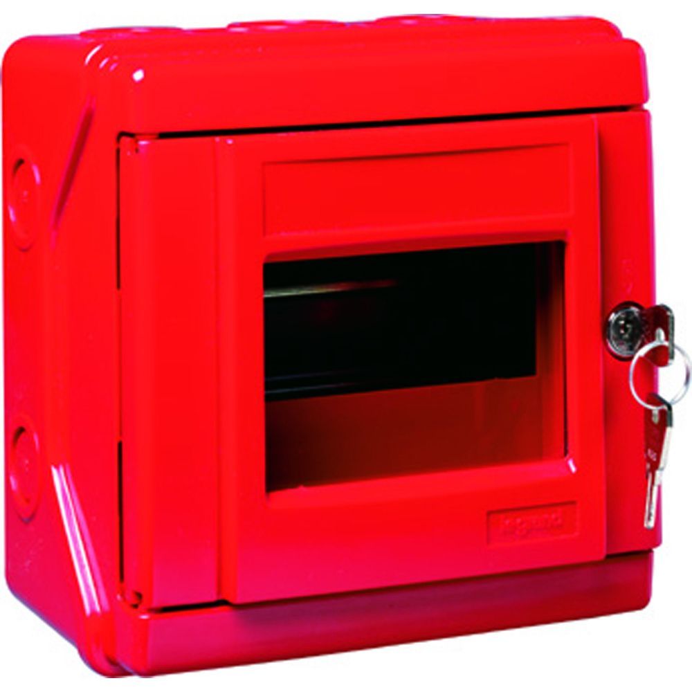 Legrand Sicherheitskasten IP55- IK07, für 6 Module 17,5mm, mit Hutprofilschiene