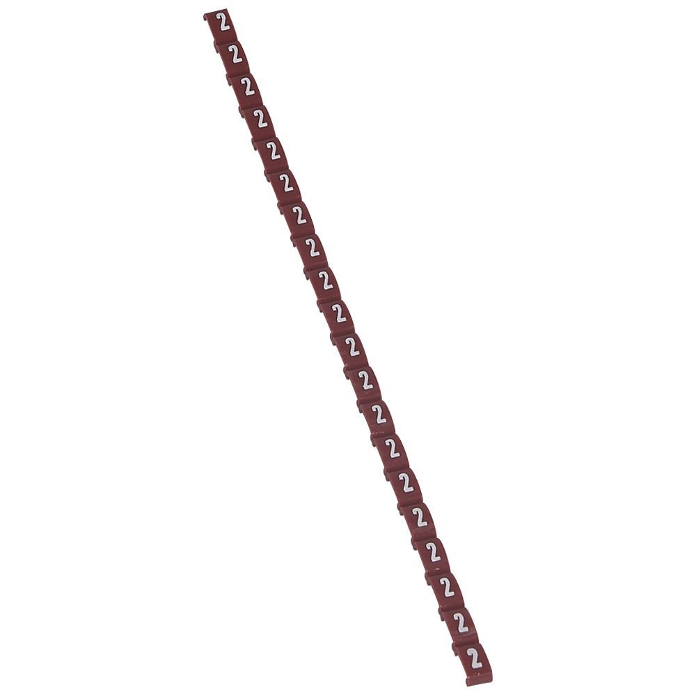 Legrand Etiketten 038402 DUPLIX rot 