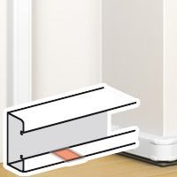 Legrand Stoßstellenabdeckung 075667 Unterteil