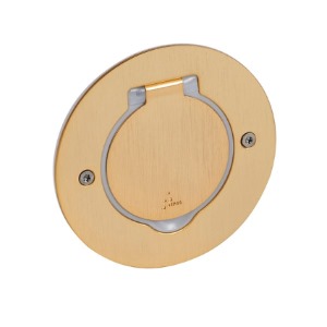 Legrand Deckelsatz 1x2-Modul Bronze Rund