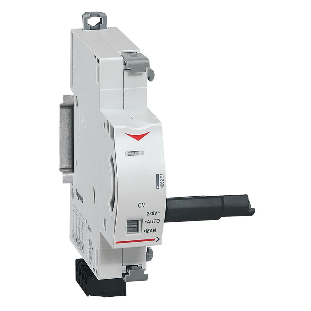 Legrand Motorantrieb/Fernantrieb, Steuerspannung 230 VAC, für 1TE/Pol (bis 63A),