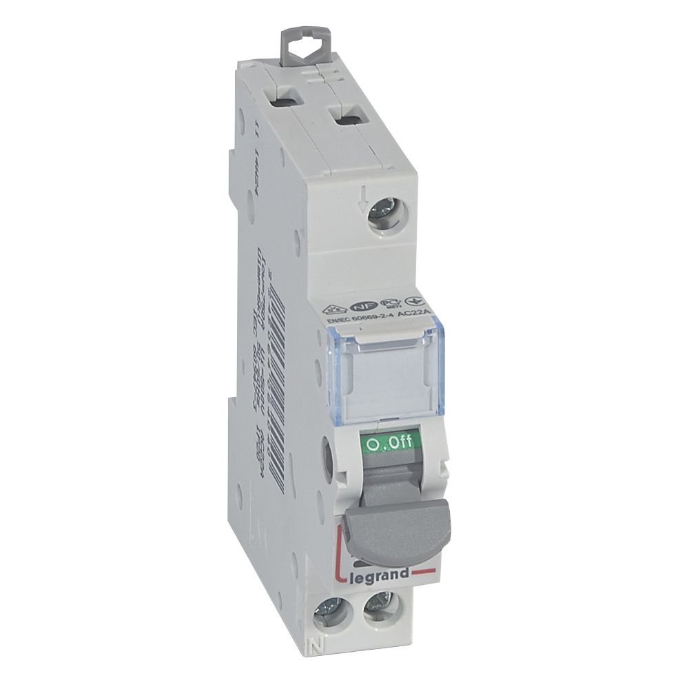 Legrand Lasttrennschalter DX3, 1-polig,20A 250VAC,beleucht.,Gebrauchskategorie A