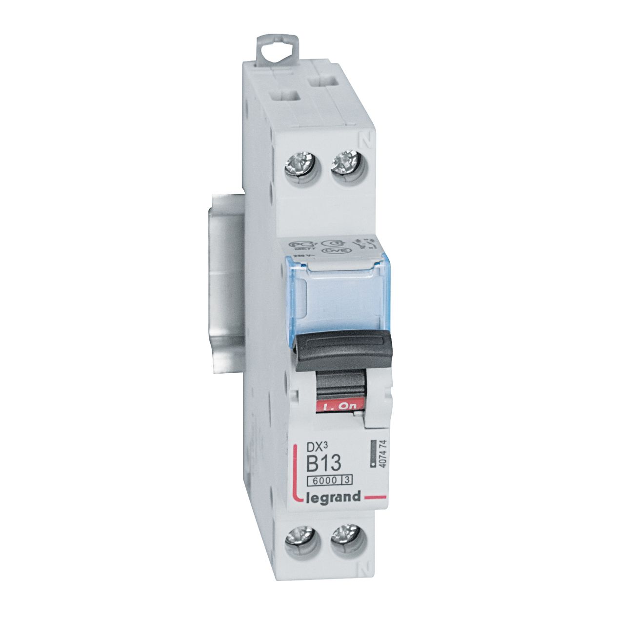 Legrand DX3 Leitungsschutzschalter B-Charakteristik, 13A,  1-polig+N, 6kA, 230VA