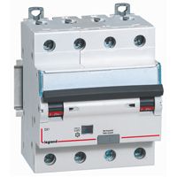 DX3 FI/LS-Schalter C-Charakteristik, 20A, 4-polig, 6kA, 30mA, Typ F, 400VAC, 4TE