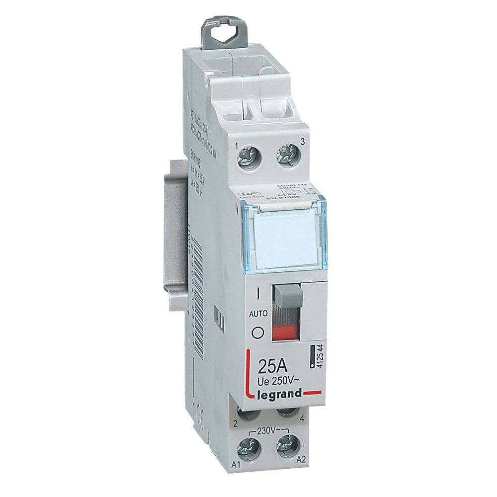 Legrand CX3 Schütz 230V 25A, 2 Schliesser, mit Handschalter