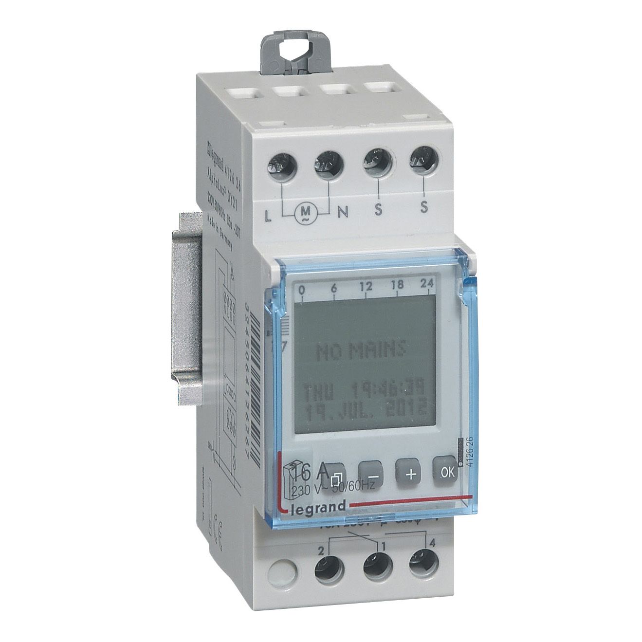 Legrand AlphaLux³ D21 Dämmerungsschalter mit Wochenschaltuhr,inkl.Lichtfänger,23