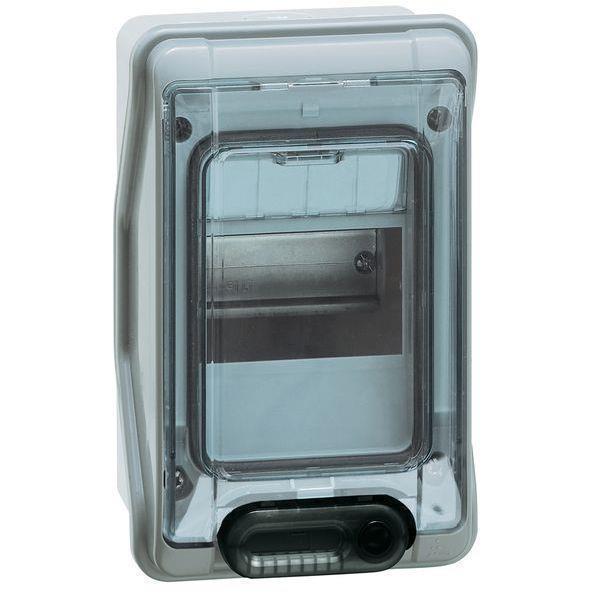 Legrand Feuchtraumverteiler Plexo³, Aufputz, IP65-IK09, 1-reihig, 4 Module