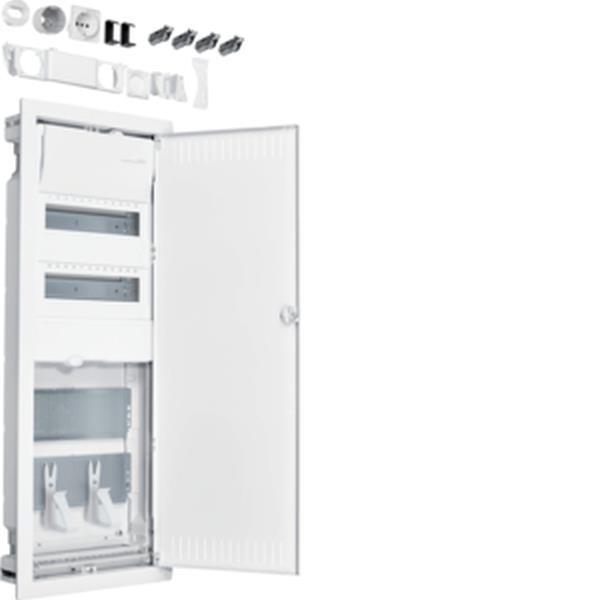 Hager Hybrid,volta,HW24PLE,2MPL,Stahlblechtür