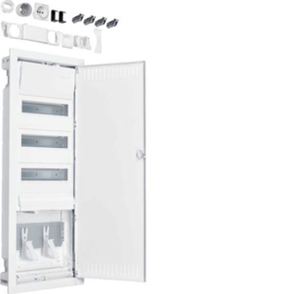 Hager Hybrid,volta,HW36PLE,1MPL,Stahlblechtür