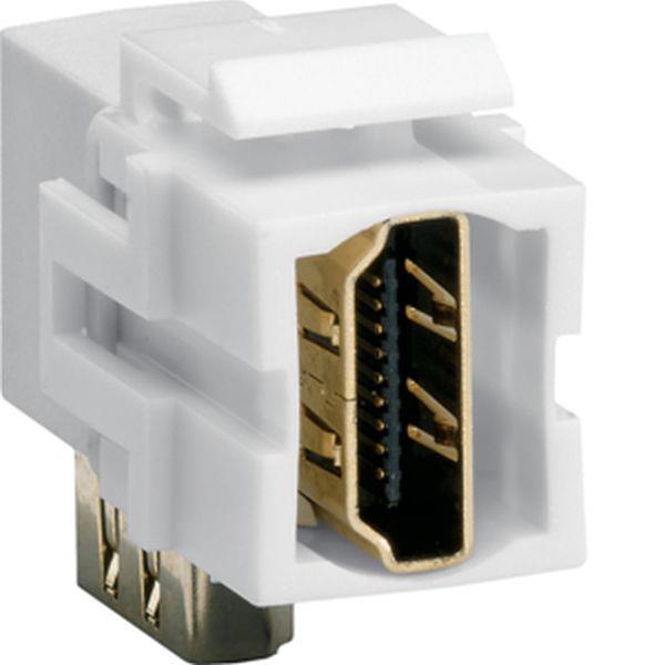 Hager Keystone Kupplung,universal,HDMI,90°