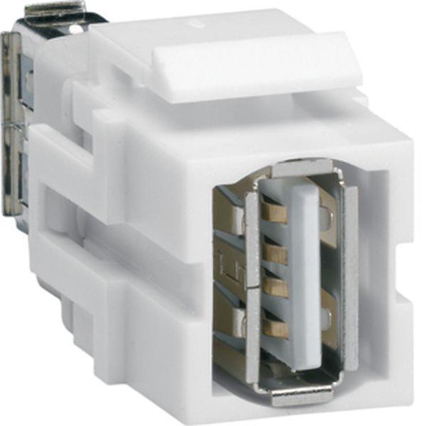 Hager Keystone Kupplung,universal,USB2.0