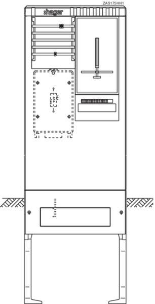 Hager ZAS,universZ,175,1ZP,3HZ,5P