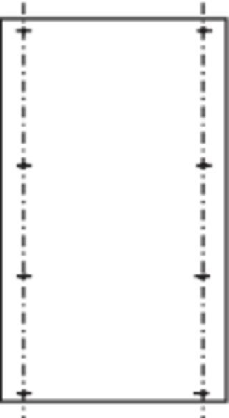Hager MP,KVS,f.ZAL175,PVC,850x498x6mm