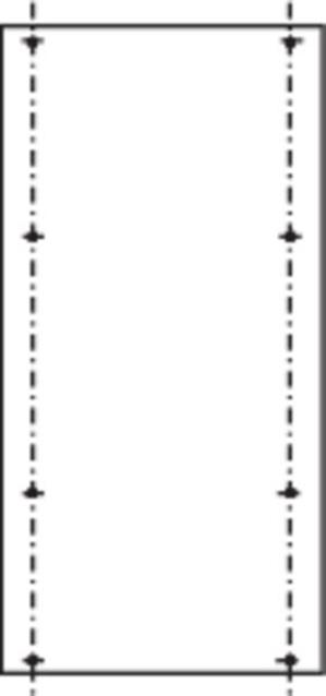 Hager MP,KVS,f.ZAL205,PVC,1000x498x6mm