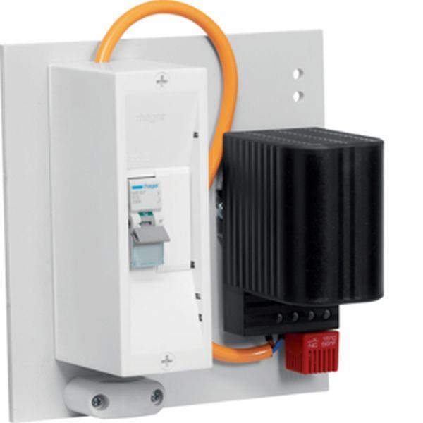 Hager SchSchraHeiz,Zub,120-240VAC,50W,m.Therm.