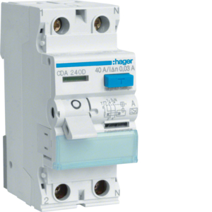 Hager FI-Schalter 2P 6kA 40A 30mA Typ A