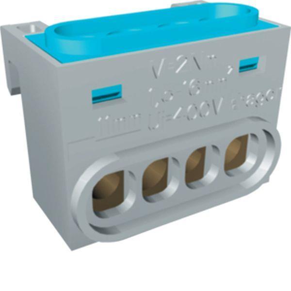 Hager N-Klemme,Minigamma,4 Klemmstellen