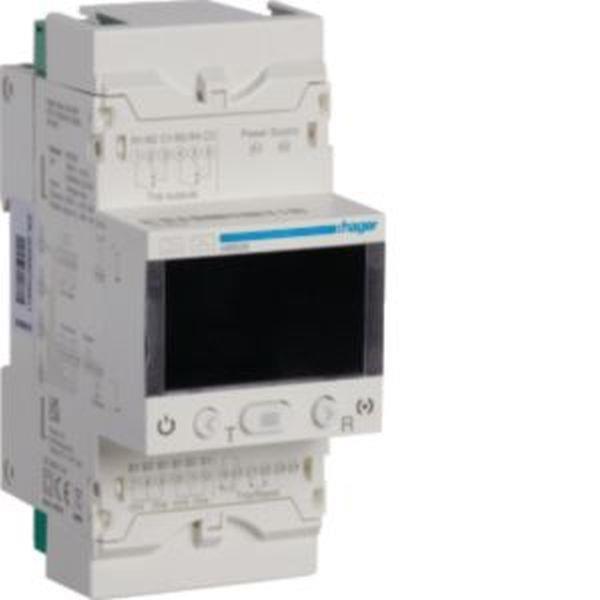 Hager FI-Relais 30mA-30A LCD 4 Kanal Typ A