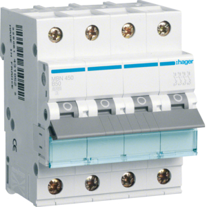 Hager LS-Schalter 4 polig 6kA B-50A 4M