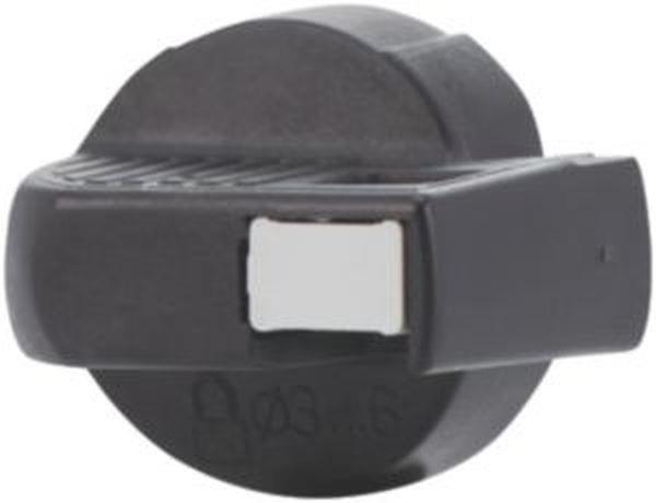 Hager Drehknebel abschließbar für Motorschutz.