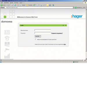 Hager Fernzugriff nur für domovea V1