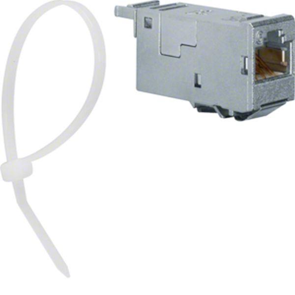 Hager RJ45 Modul (E-Dat),universal,10GBit,180°