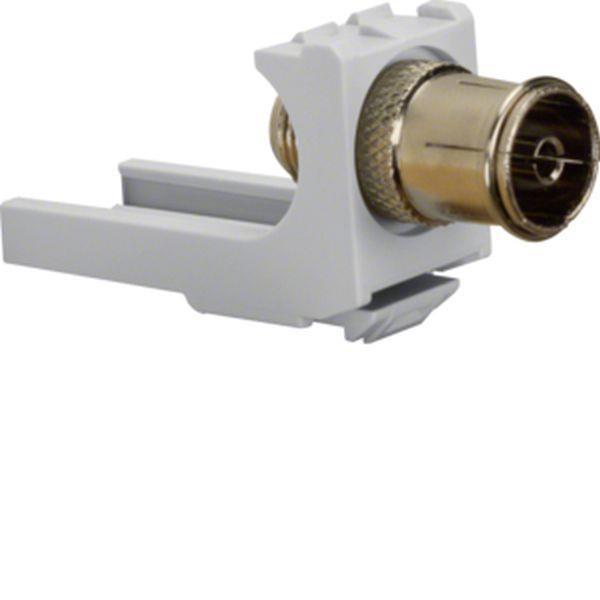 Hager KOAX Modul (E-Dat),universal,IEC-Buchse