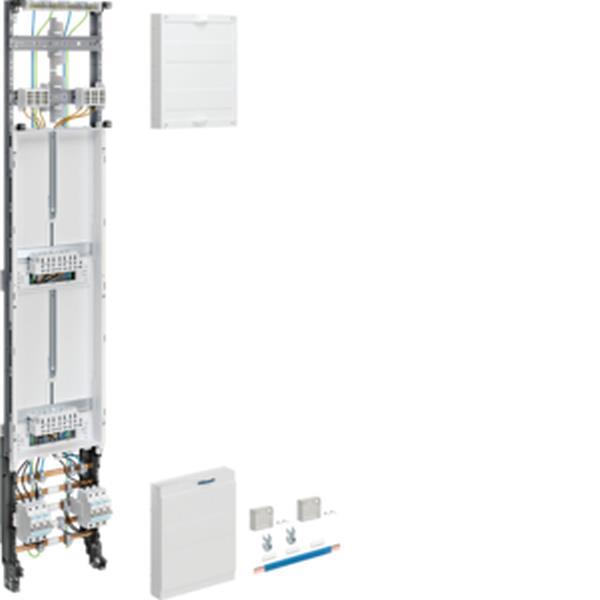 Hager KF,universZ,2ZP,3-Pkt.,H=1350mm,1-feld.