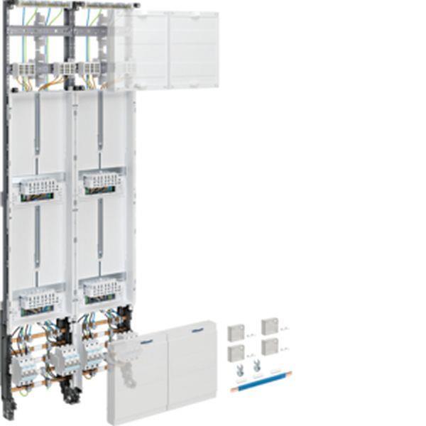 Hager KF,universZ,4ZP,3-Pkt.,H=1350mm,2-feld.