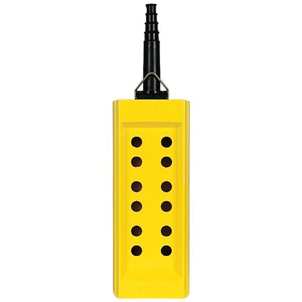 Leergehäuse für Hängetaster XAC-B, 12 Bohrungen in 2 Spalten