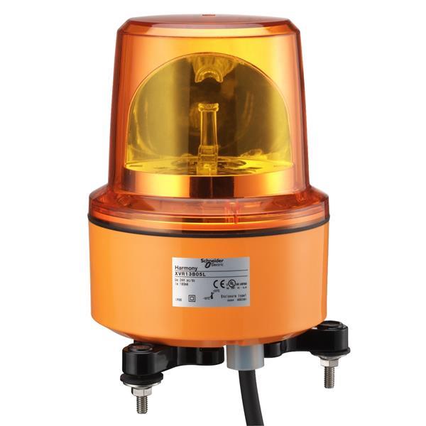 Drehspiegelleuchte, Harmony XVR, 130mm, orange, ohne Buzzer, 24V ACDC