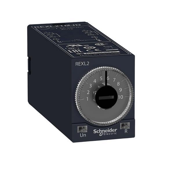 Ansprechverzögertes Zeitrelais, 0,1 s-100 h, 120VAC, 2 W, steckbar