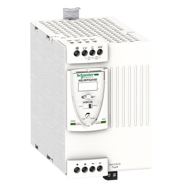 Spannungsversorgung, Modicon ABL8, Universal, 1-/2-phasig, 100-500V AC, 24V DC,