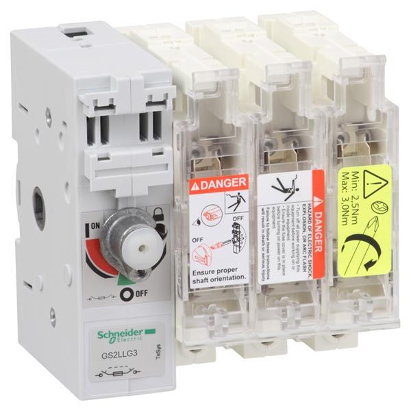 Lasttrennschalter m. Sicherungen TeSys GS2L, 3p, 160A, DIN 00