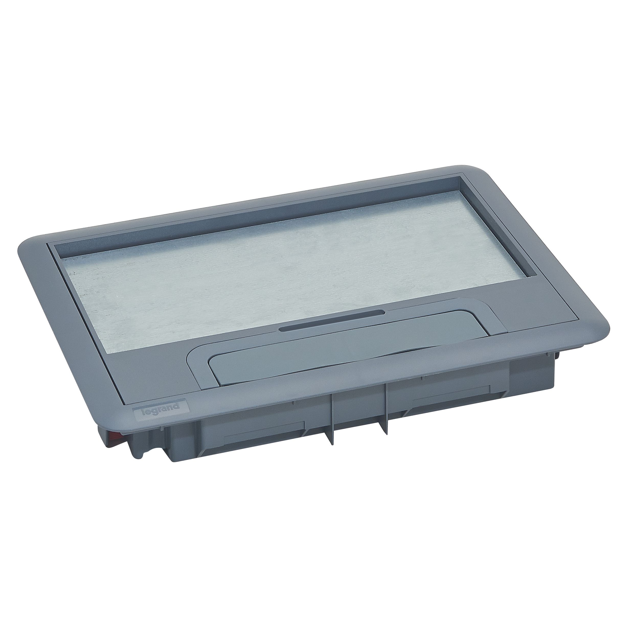 Legrand Deckel für Gerätebox mit Teppichrand, 8/12 Module, Kunststoff