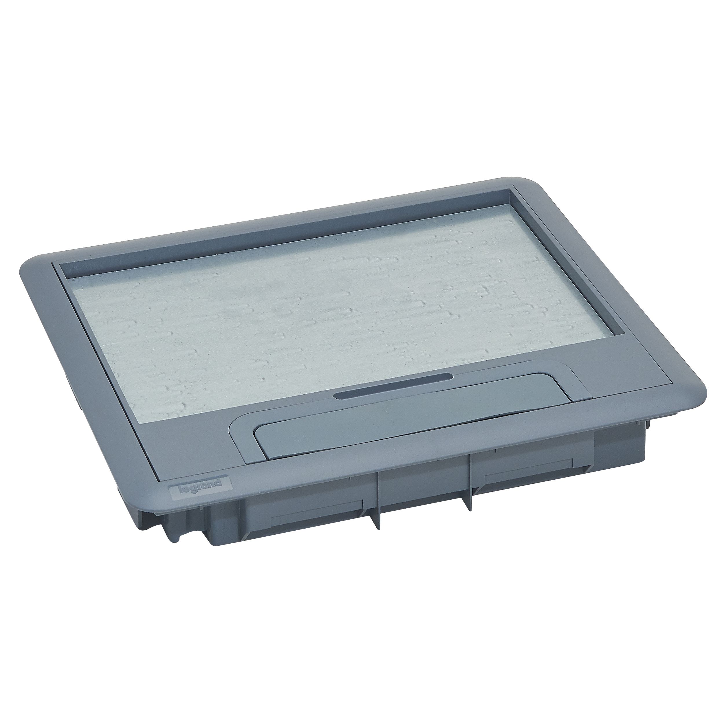 Legrand Deckel für Gerätebox mit Teppichrand, 12/18 Module, Kunststoff