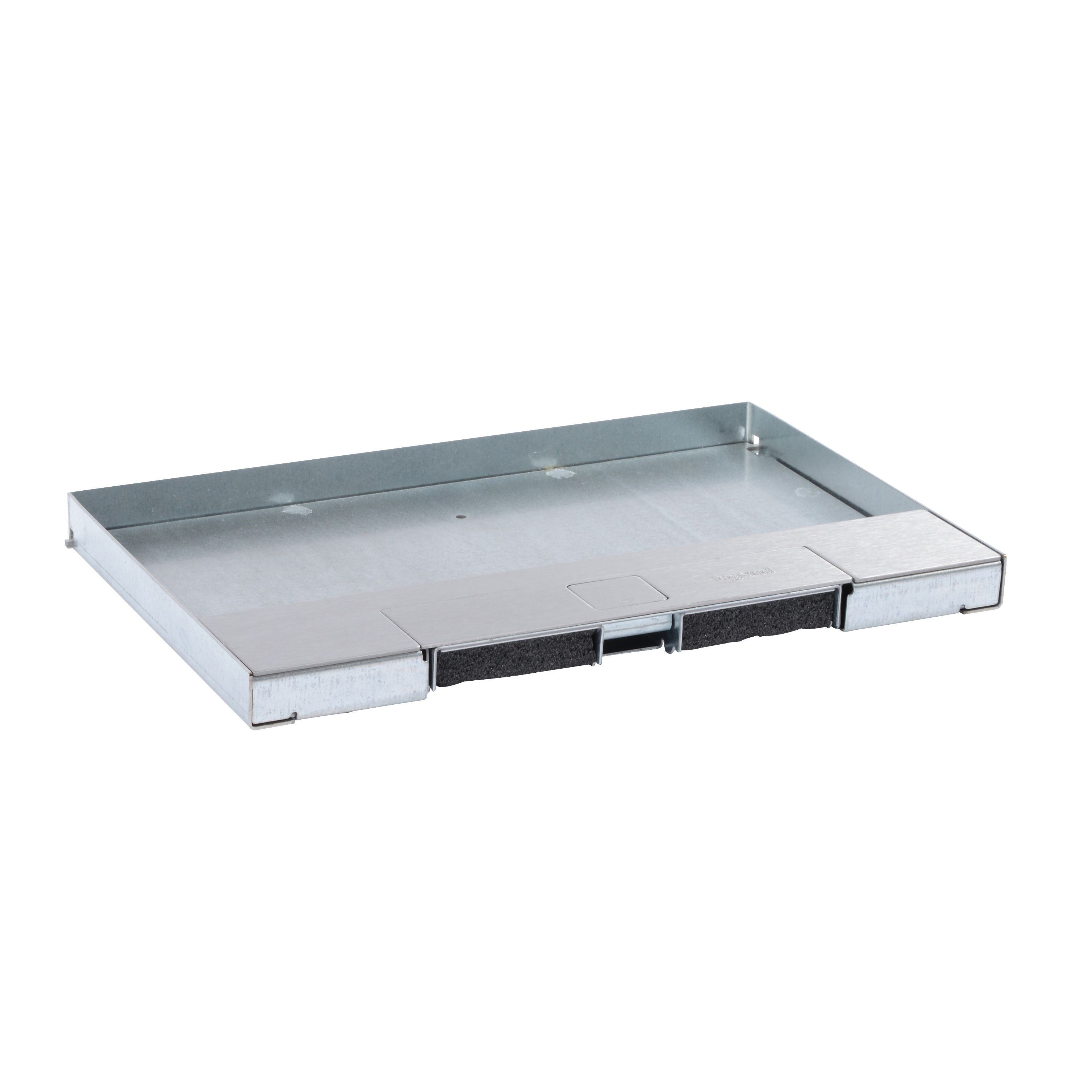 Legrand Deckel für Geätebox mit Markierrand 8/12 Module, Edelstahl
