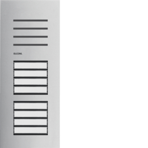 Elcom Türstation Audio 8/1 2D Edelstahl ONE