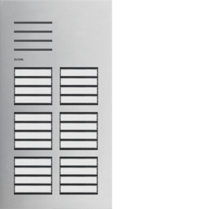 Elcom Türstation Audio 24/2 2D Edelstahl ONE