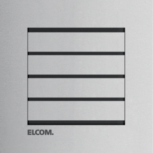 Elcom Audio Modul 2D Edelstahl MODESTA